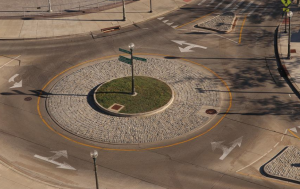 Roundabout near Rockville, MD