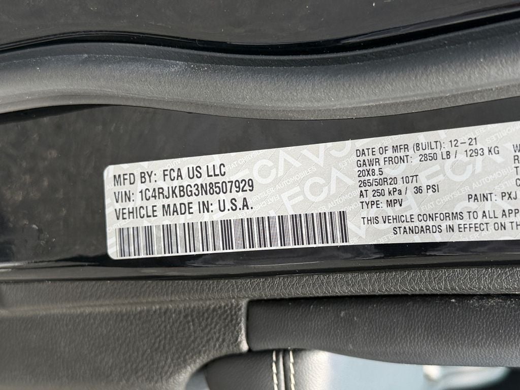 2022 Jeep Grand Cherokee L Limited