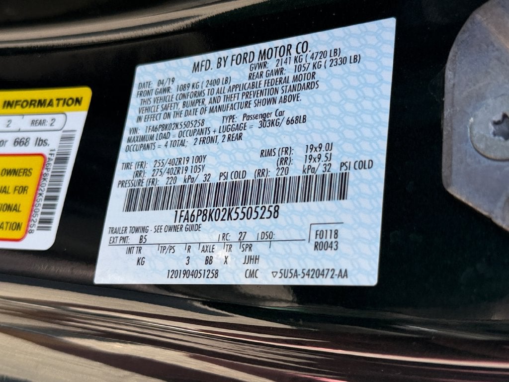 2019 Ford Mustang Bullitt