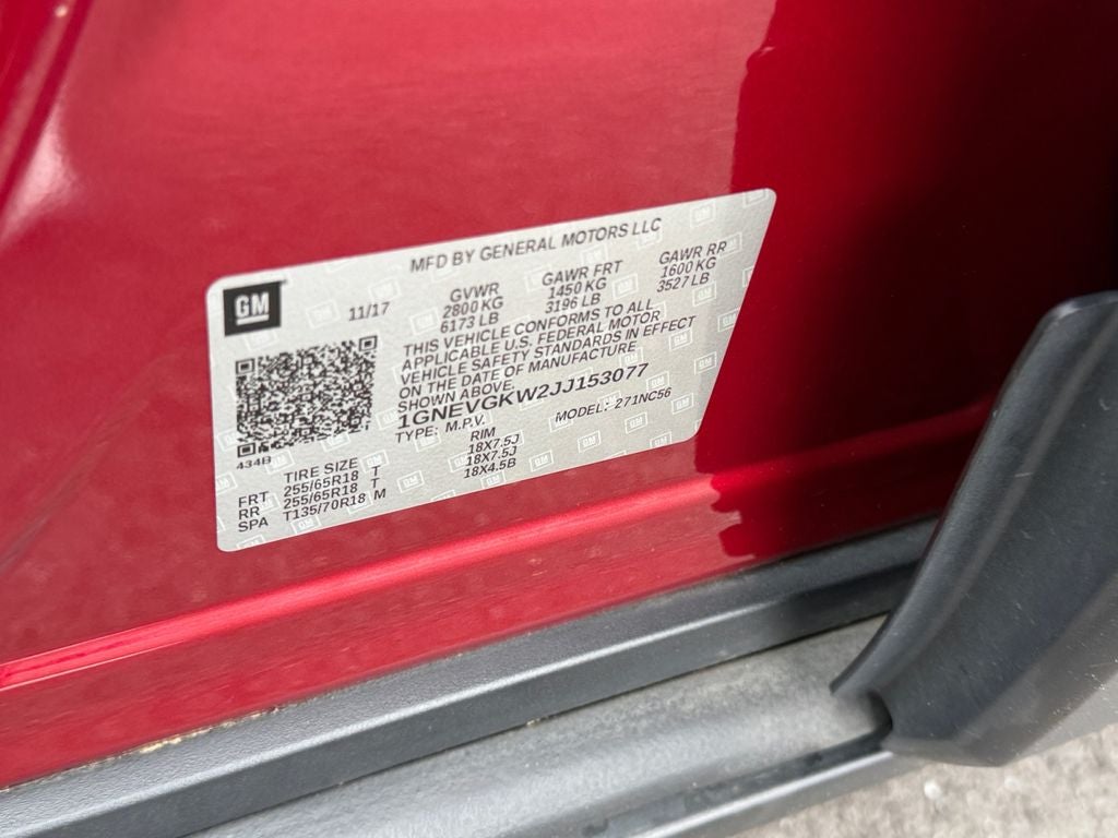 2018 Chevrolet Traverse LT Cloth w/1LT