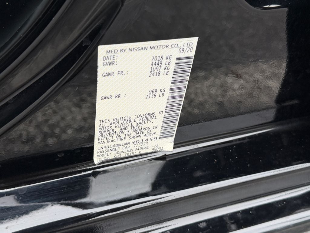 2021 Nissan Altima 2.5 SV