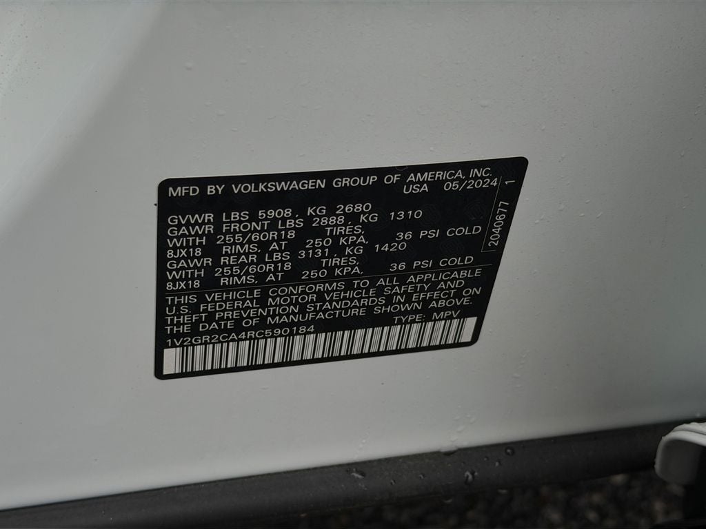 2024 Volkswagen Atlas 2.0T Peak Edition SEL