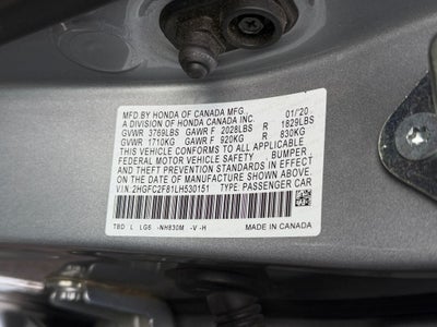 2020 Honda Civic Sport