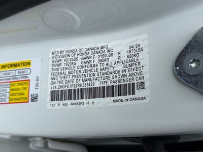 2024 Honda Civic Touring
