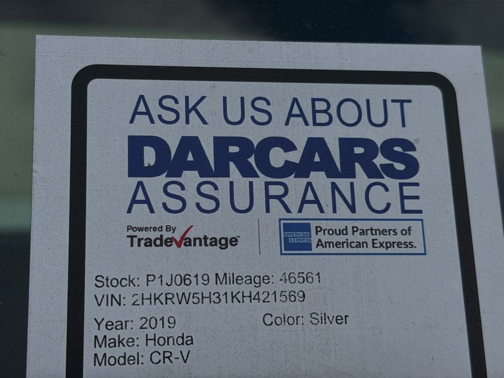 2019 Honda CR-V LX Driven only 7,700 miles per year