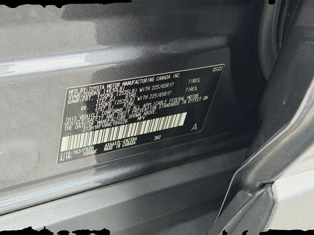 2022 Toyota RAV4 LE