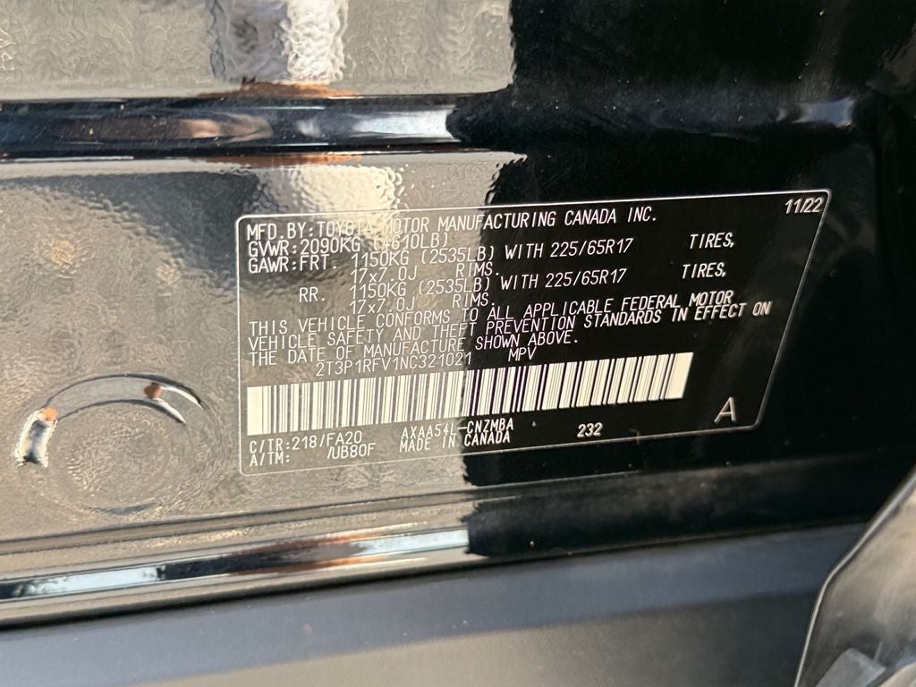 2022 Toyota RAV4 XLE