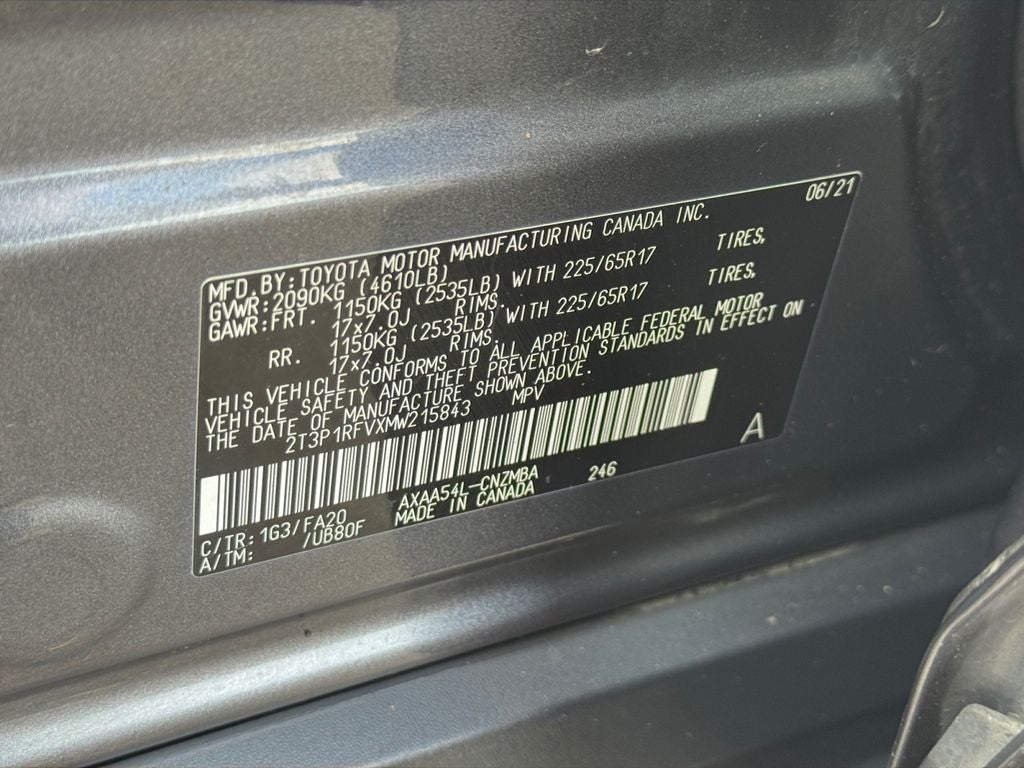 2021 Toyota RAV4 XLE