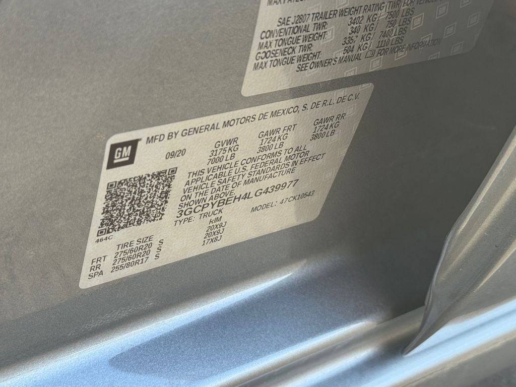 2020 Chevrolet Silverado 1500 Custom