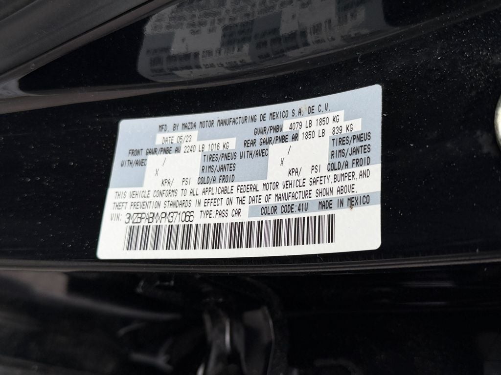 2023 Mazda Mazda3 2.5 S Select Package