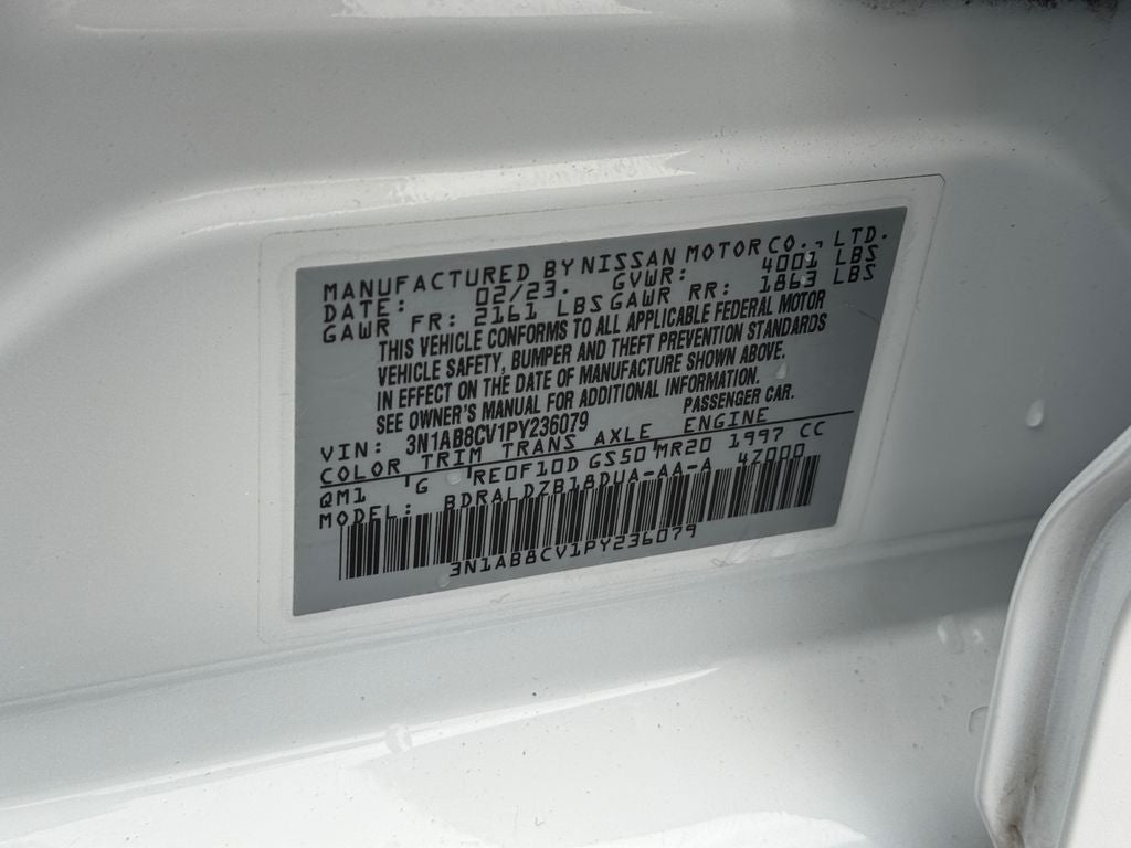 2023 Nissan Sentra SV