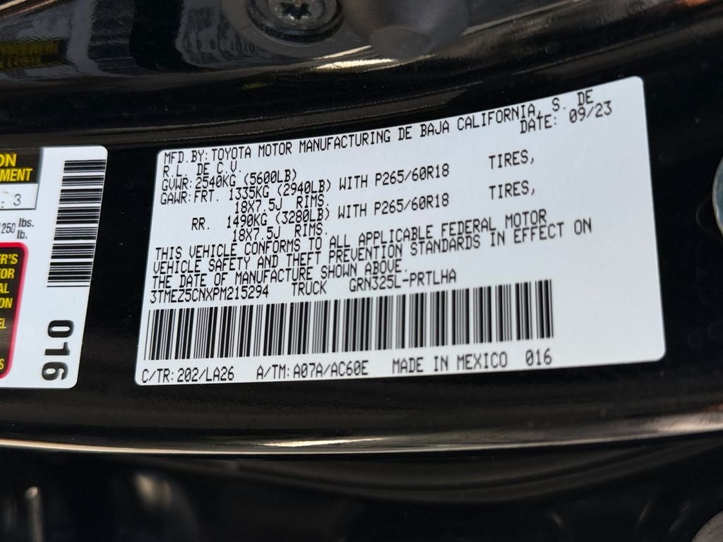 2023 Toyota Tacoma Limited V6