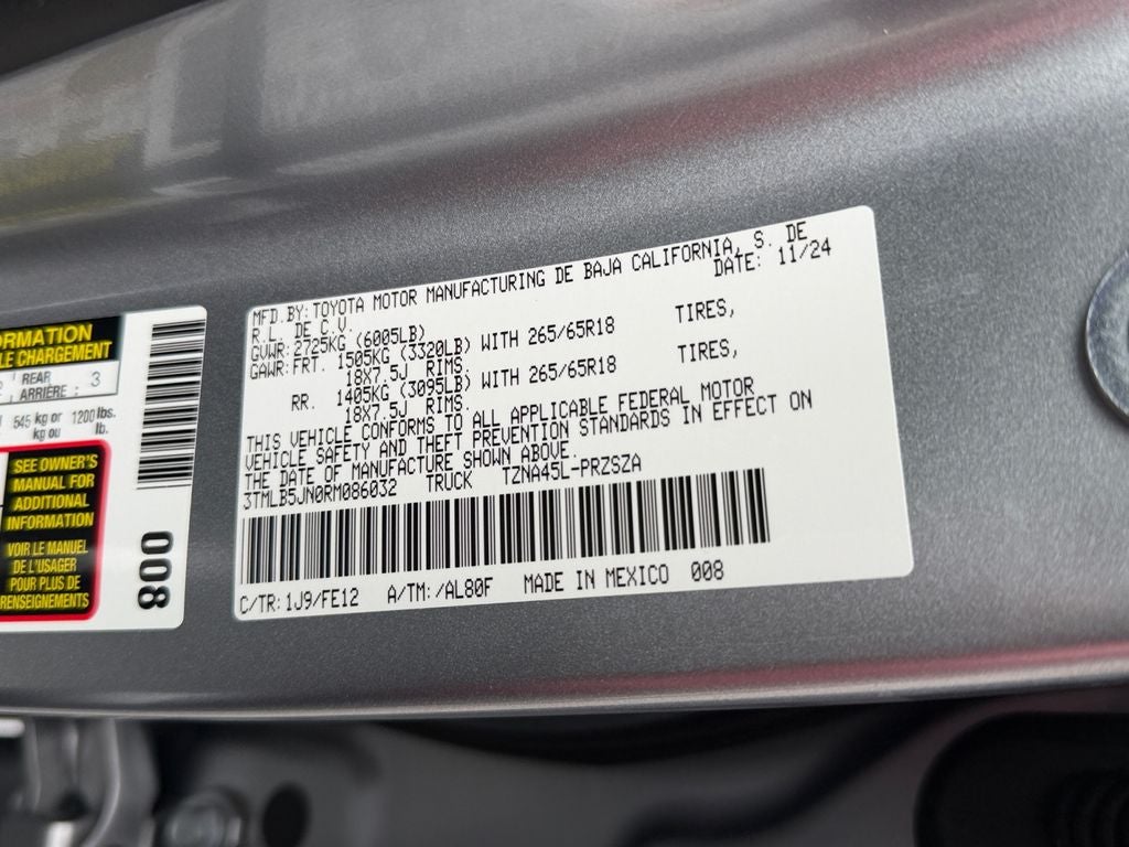 2024 Toyota Tacoma TRD Sport