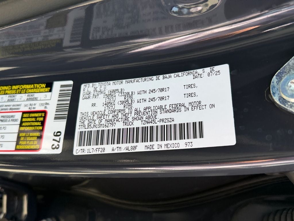 2025 Toyota Tacoma SR5