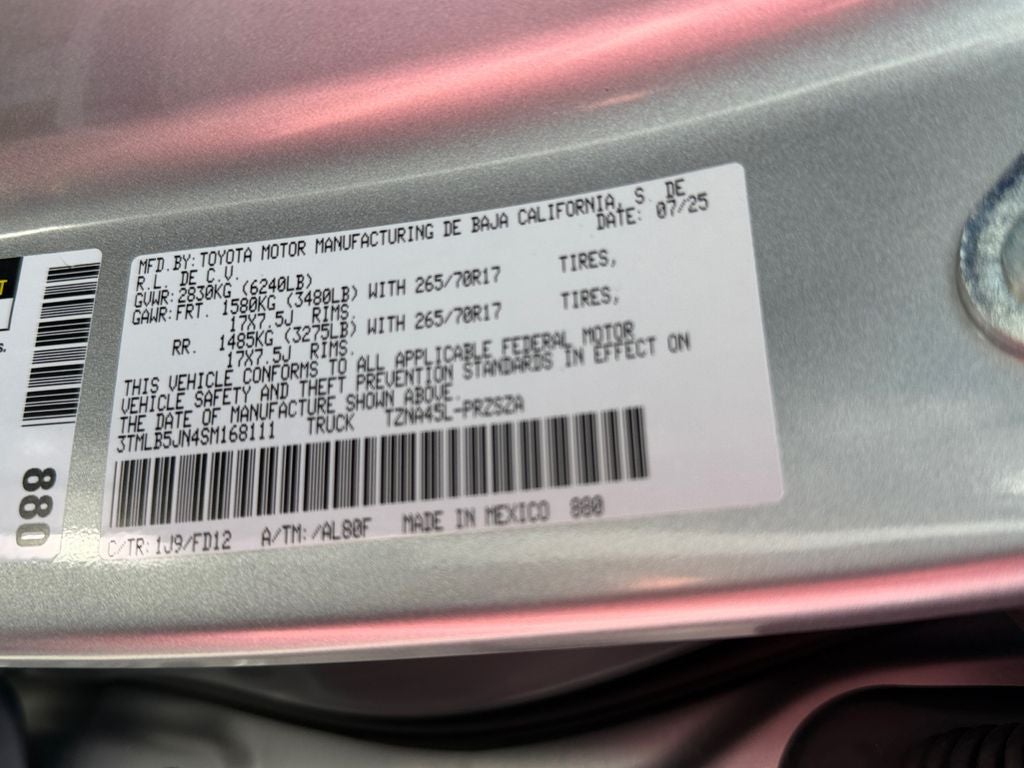 2025 Toyota Tacoma TRD Off-Road