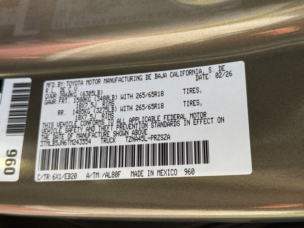 2026 Toyota Tacoma Limited