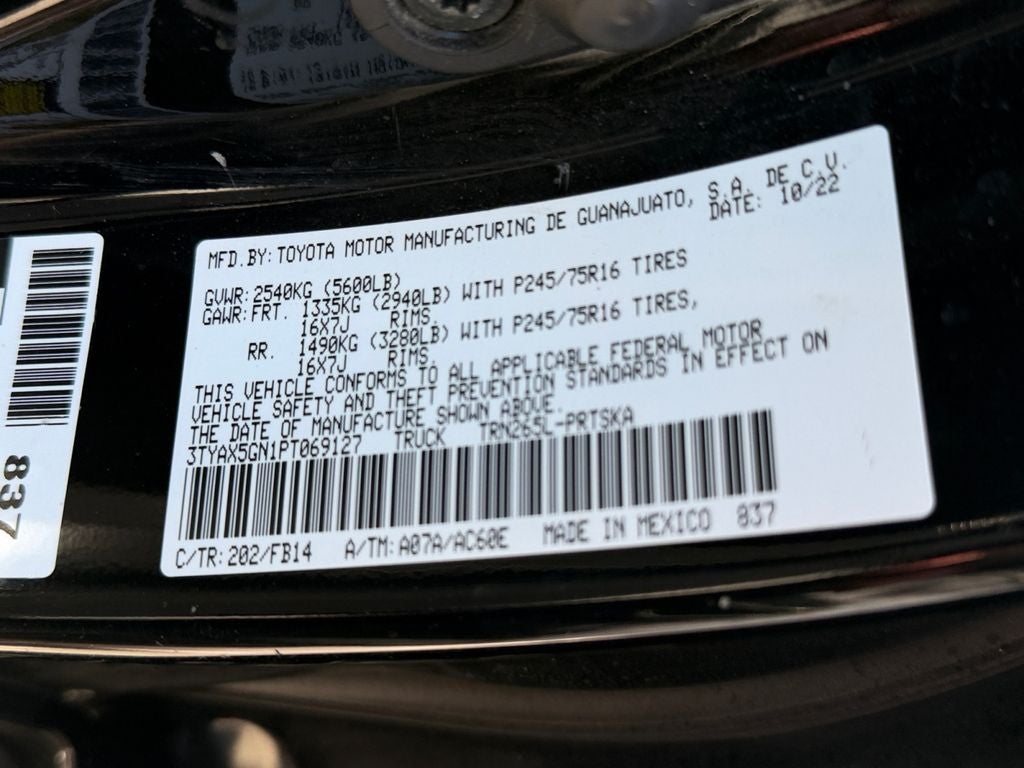 2023 Toyota Tacoma SR