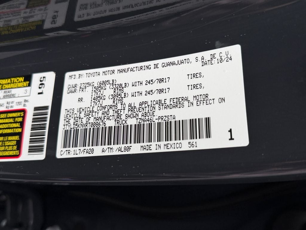 2024 Toyota Tacoma SR