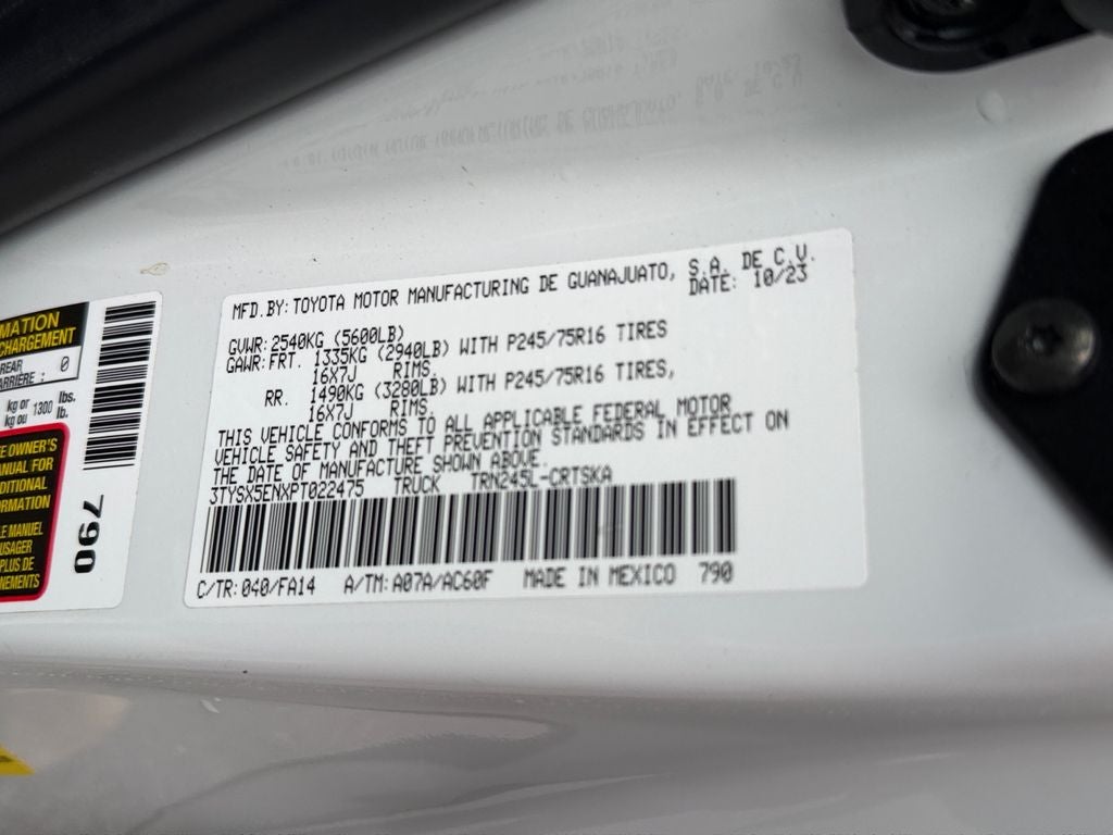 2023 Toyota Tacoma SR