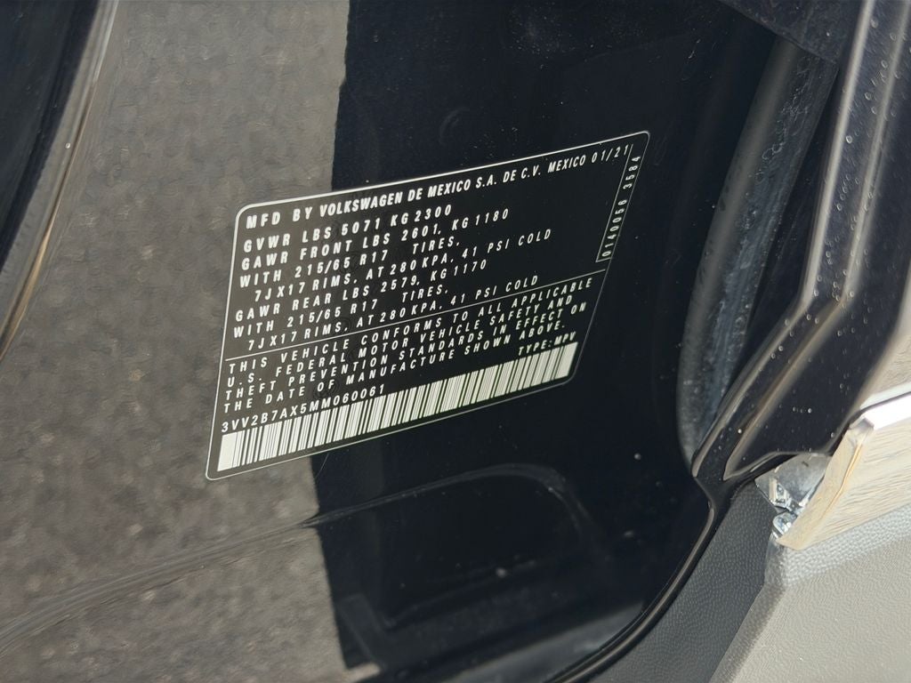 2021 Volkswagen Tiguan 2.0T SE