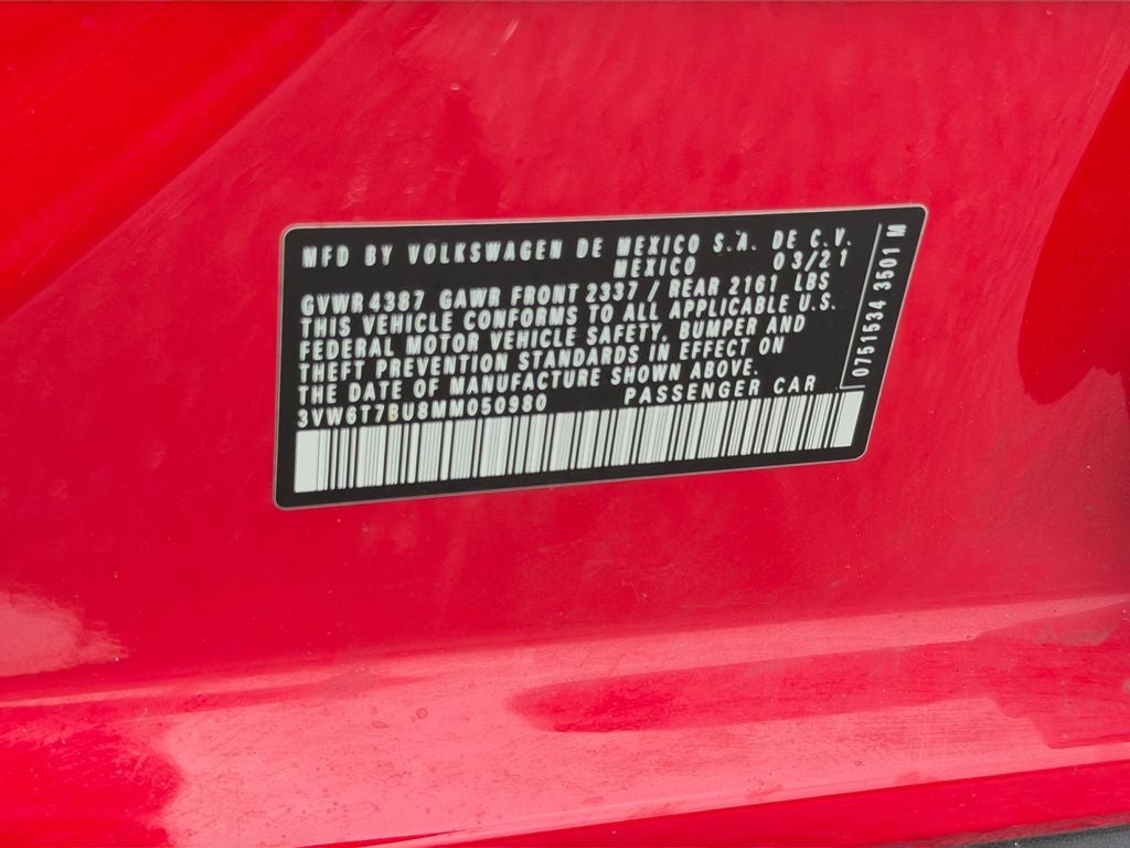2021 Volkswagen Jetta GLI 2.0T Autobahn