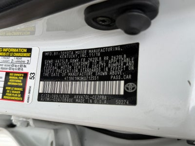 2019 Toyota Camry XSE