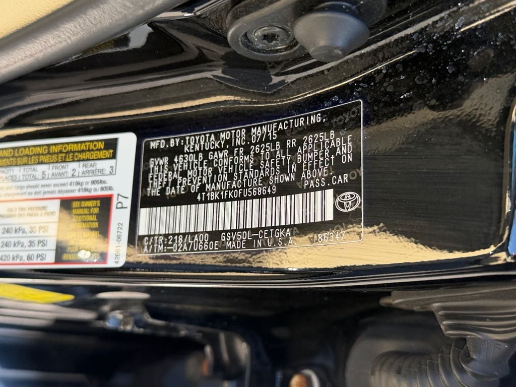 2015 Toyota Camry XLE