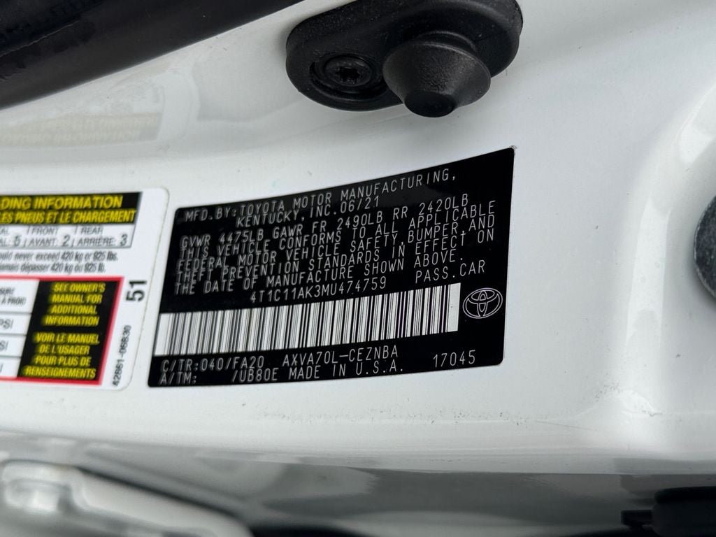 2021 Toyota Camry LE