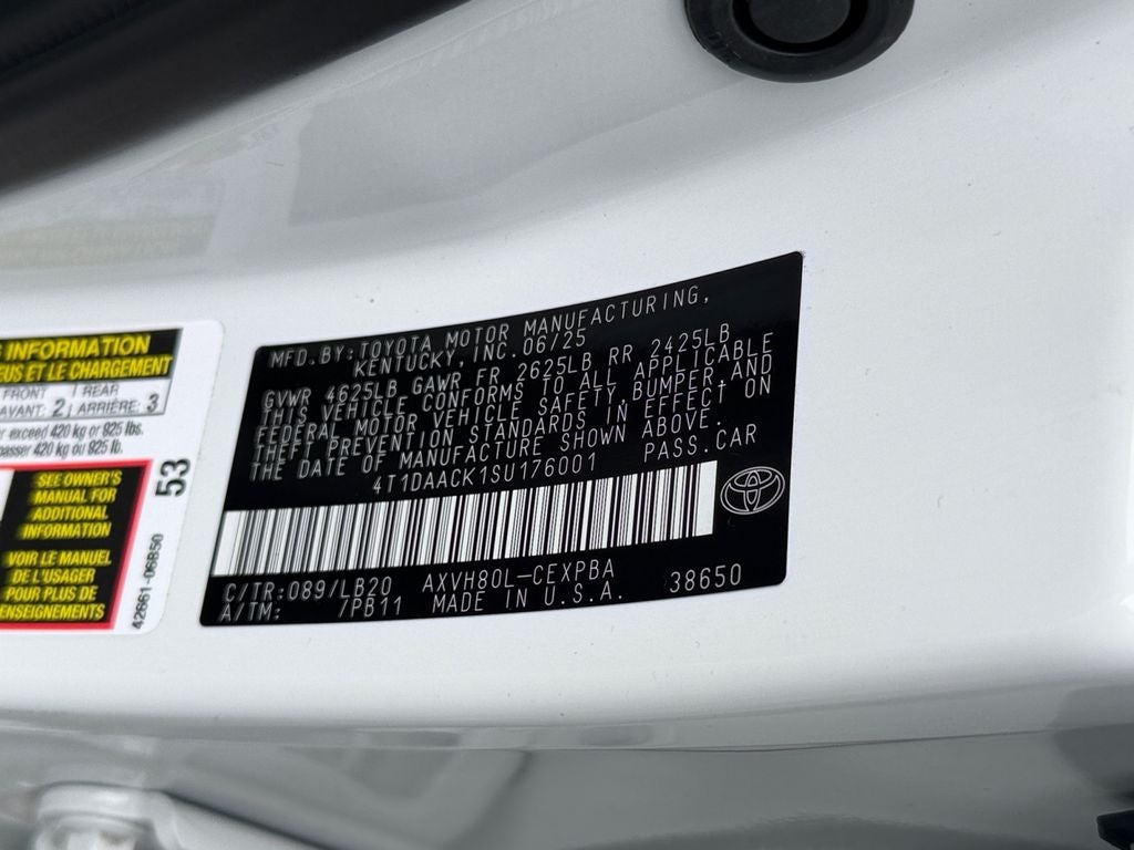 2025 Toyota Camry XSE