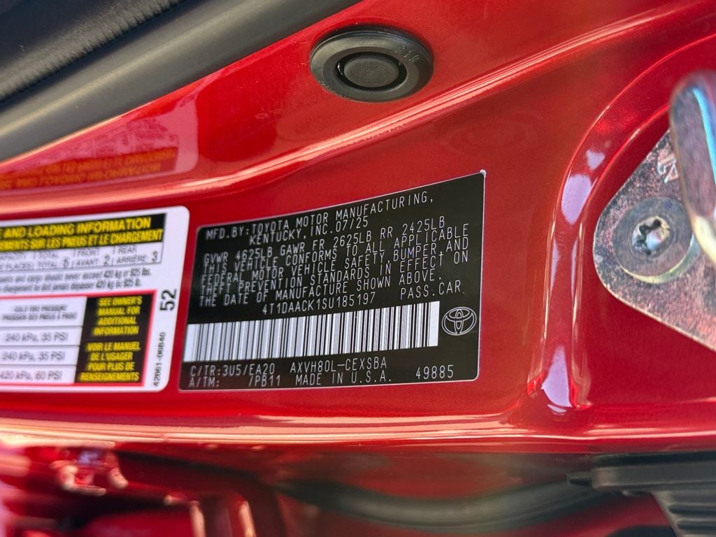 2025 Toyota Camry SE