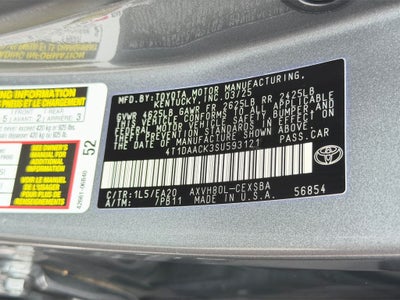 2025 Toyota Camry SE