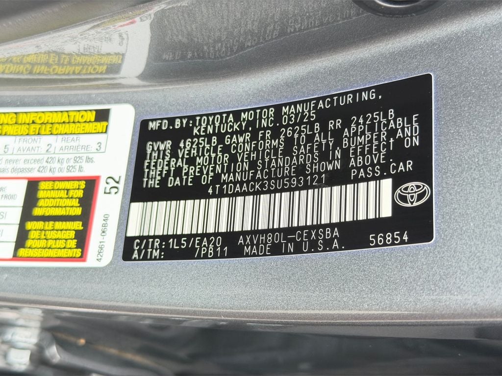 2025 Toyota Camry SE