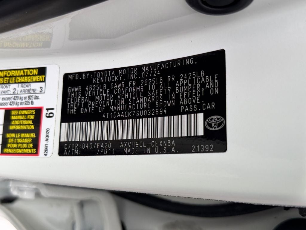 2025 Toyota Camry LE