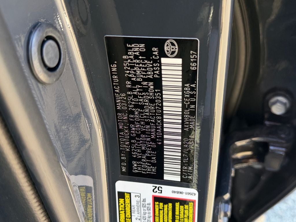 2026 Toyota Camry XLE