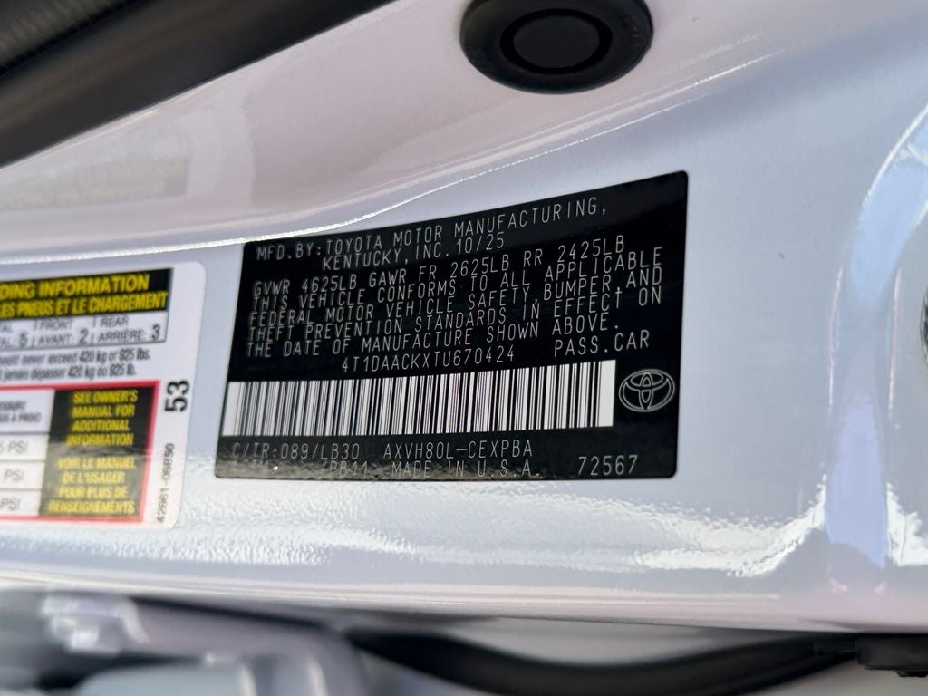 2026 Toyota Camry XSE