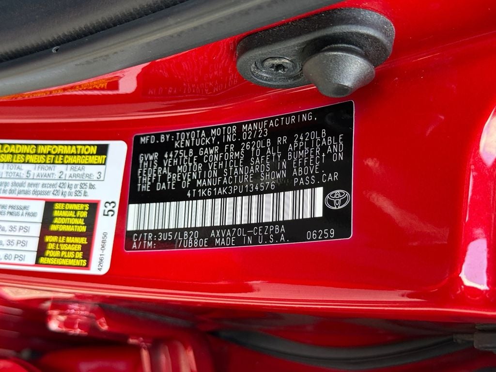 2023 Toyota Camry XSE