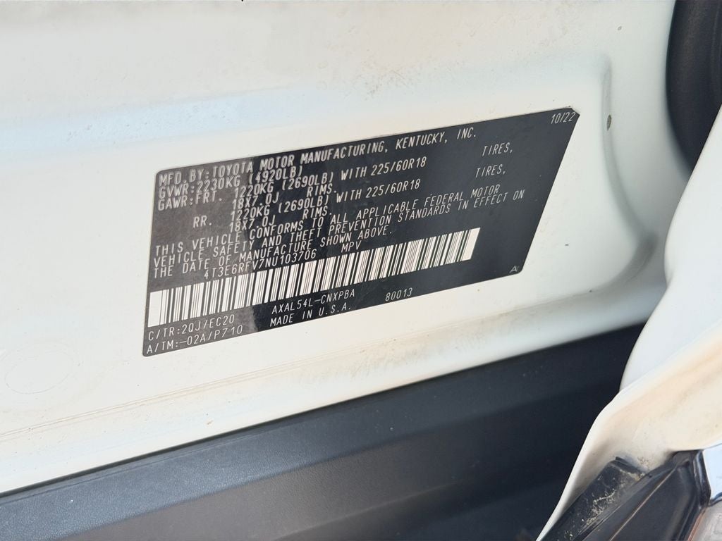 2022 Toyota RAV4 Hybrid XSE