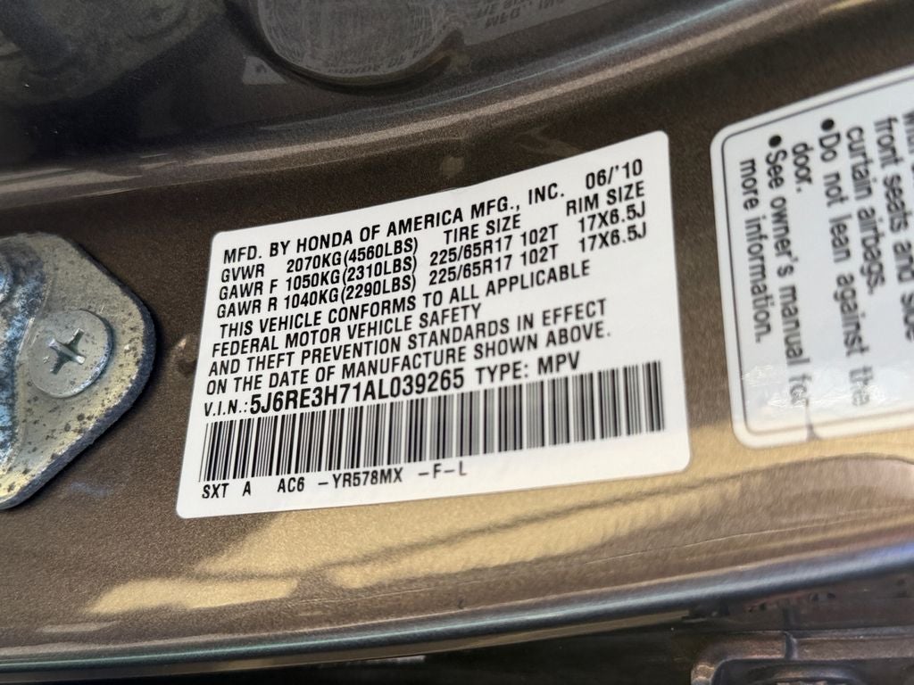 2010 Honda CR-V EX-L