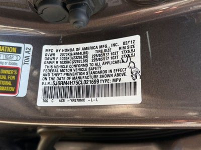 2012 Honda CR-V EX-L