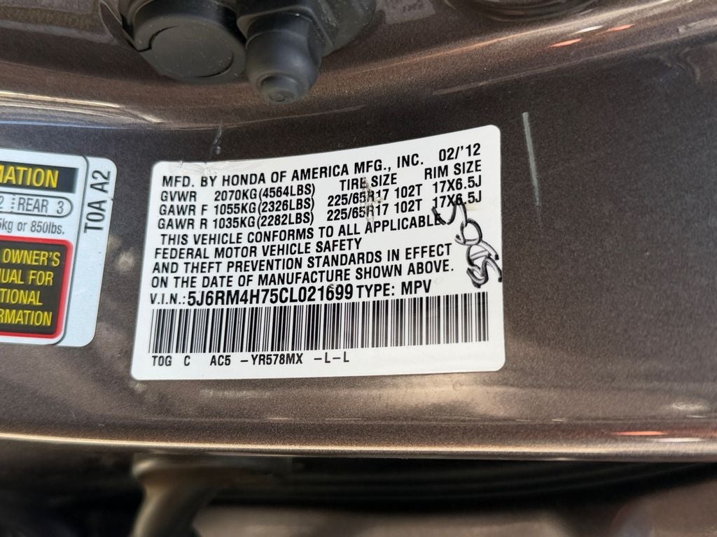 2012 Honda CR-V EX-L