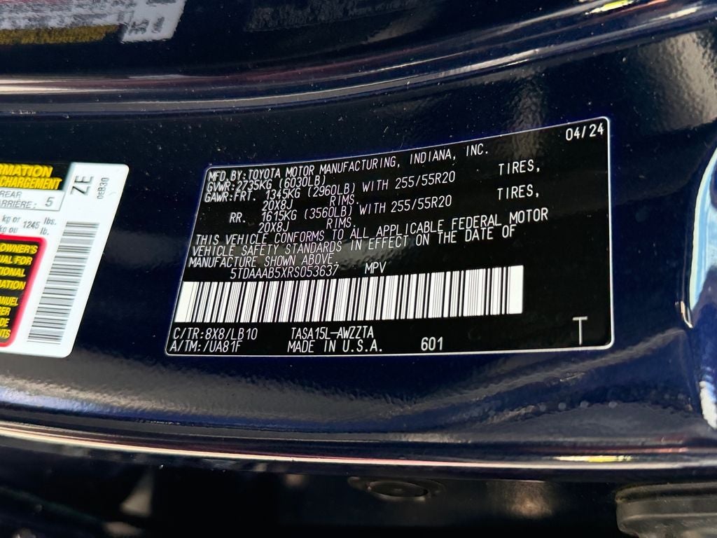 2024 Toyota Grand Highlander Platinum