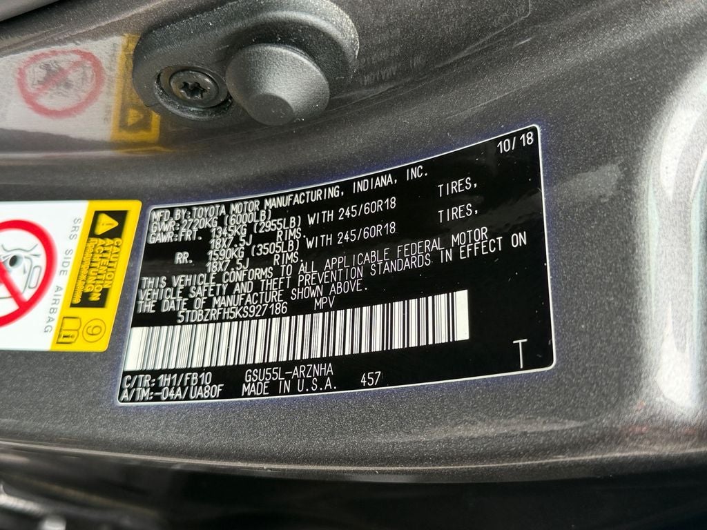 2019 Toyota Highlander LE