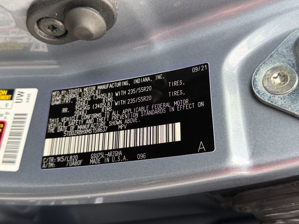 2021 Toyota Highlander Limited