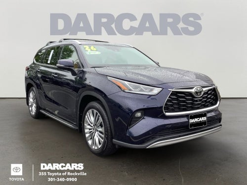 2026 Toyota Highlander Platinum