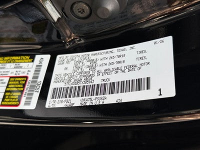 2026 Toyota Tundra SR5