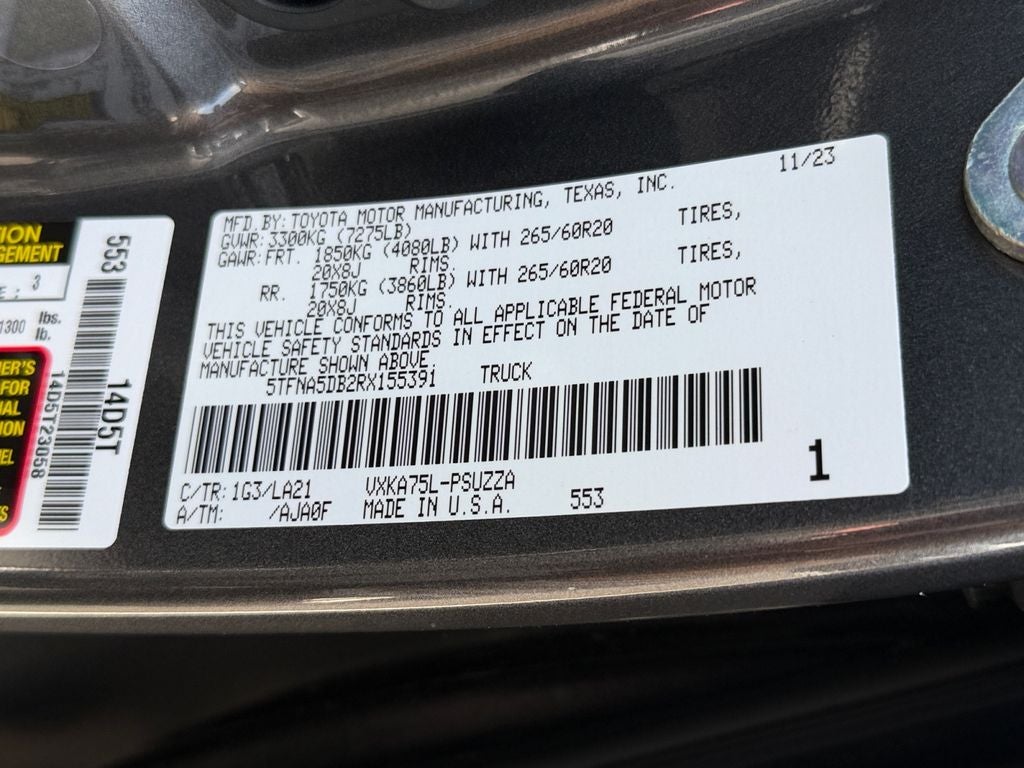 2024 Toyota Tundra Platinum