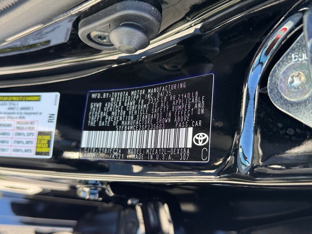 2025 Toyota Corolla FX LOWEST MILES