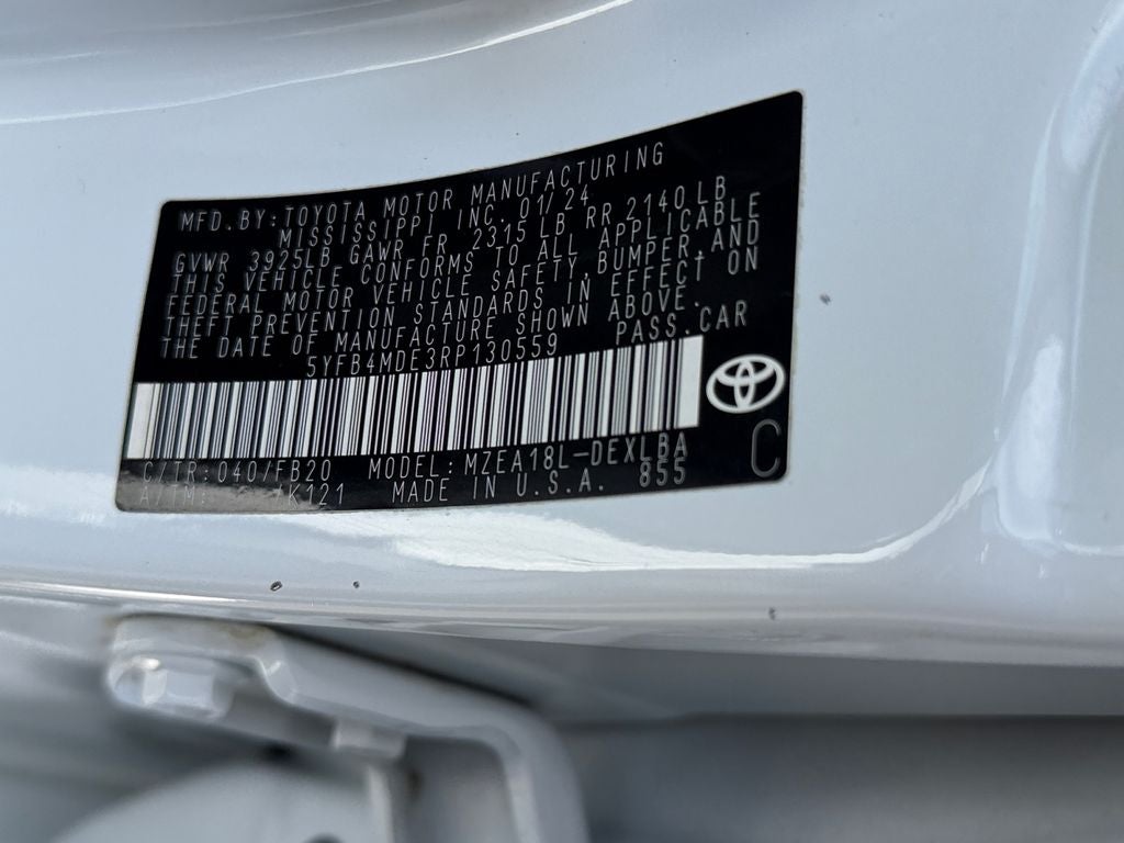 2024 Toyota Corolla LE