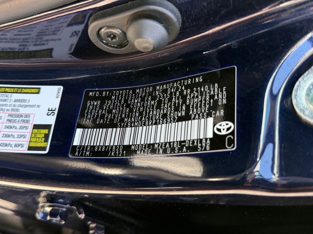 2024 Toyota Corolla LE