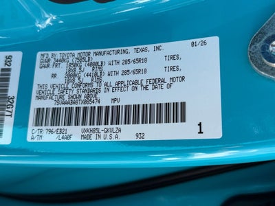 2026 Toyota Sequoia TRD Pro
